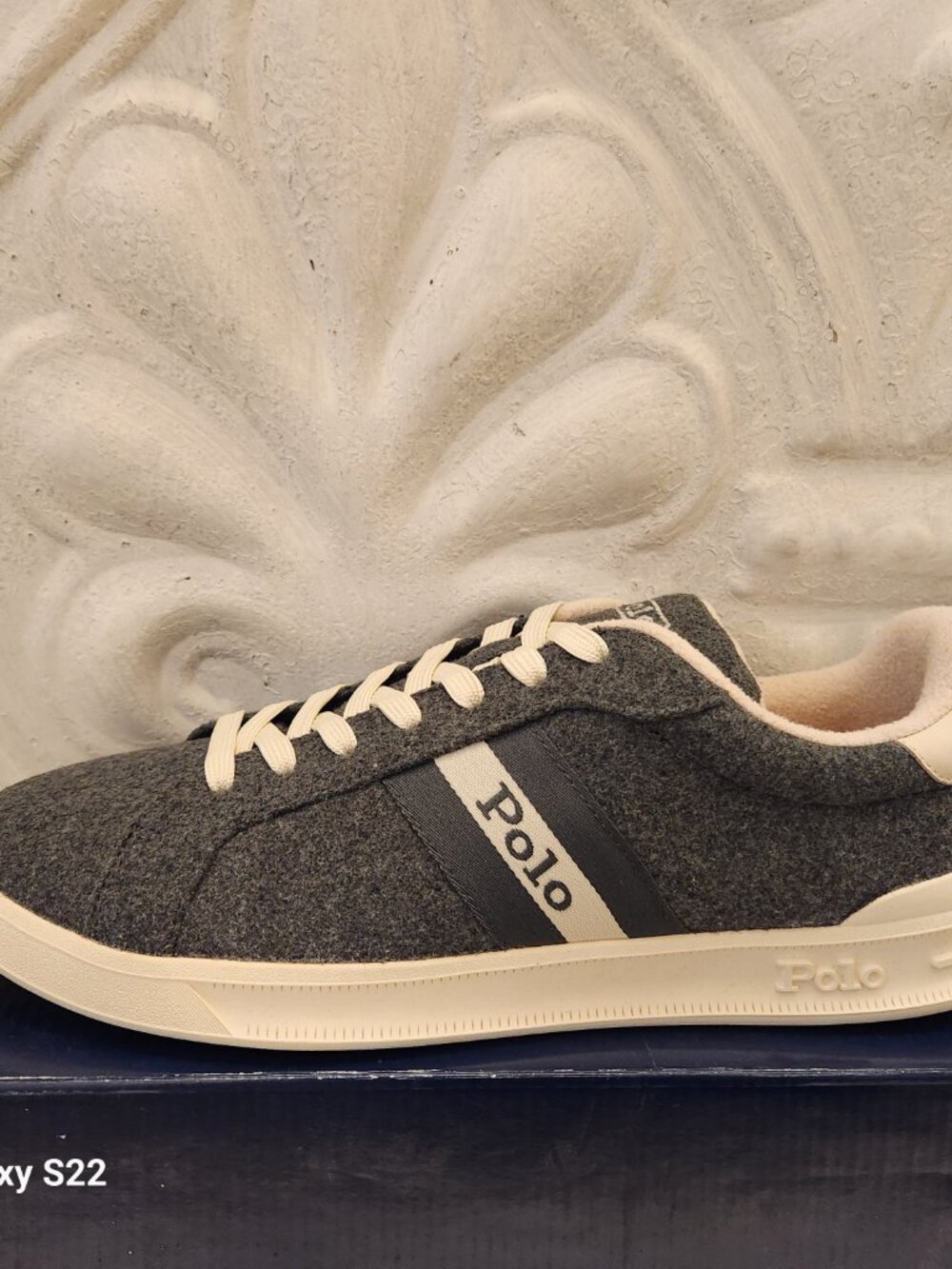 Polo Ralph Lauren Heritage Court II Wool Sneakers. NIB. Size 11.5 - Picture 2 of 11